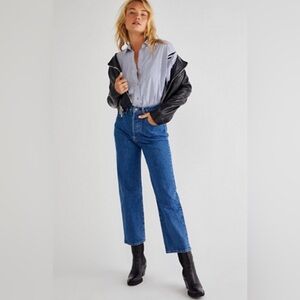 Levi’s RIBCAGE STRAIGHT ANKLE WOMEN'S JEANS in Georgie Wash 26